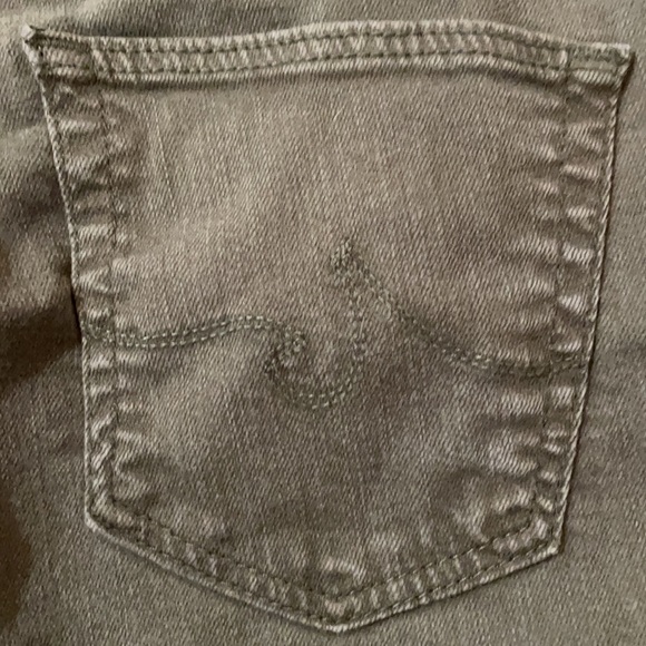 AG Legging Ankle Jeans Army Green Size 28 - Picture 4 of 5